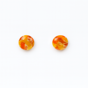 Autumn Flux Circle Studs 8mm
